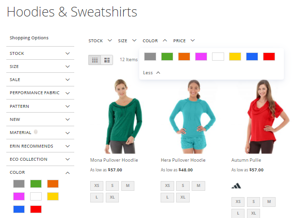 Amasty · Improved Layered Navigation